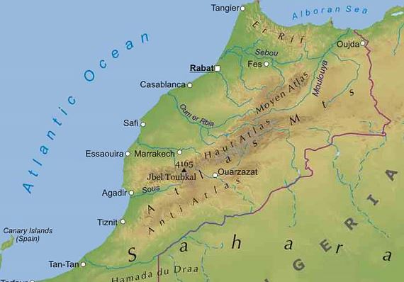 geographie du Maroc