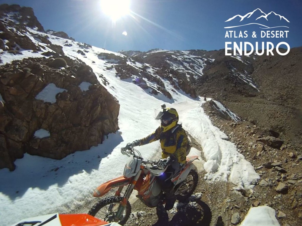 snowy mountain passes in the High Atlas